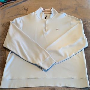 Light Blue Vineyard Vines Pullover. Pima Cotton.